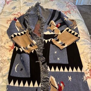 Stylish Women's Fringed Cardigan Coat